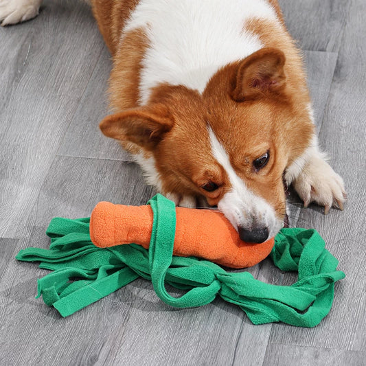 Carrot Snuffle Interactive Plush Toy