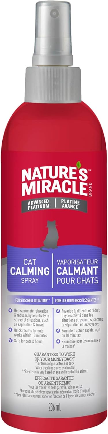 Nature's Miracle Cat Advanced Platinum Calming Spray 8oz