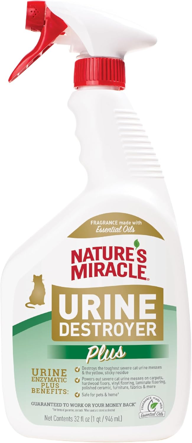 Nature's Miracle Cat Urine Destroyer Plus 32oz