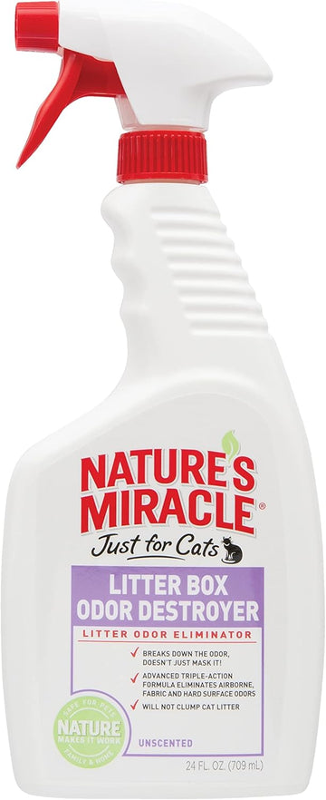 Nature's Miracle Cat Just for Cats Litter Box Odor Destroyer 24oz