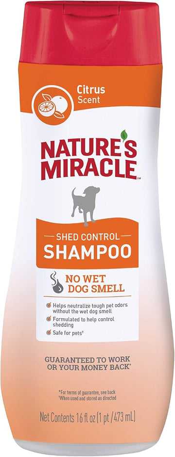 Nature's Miracle Dog Skin & Coat Supreme Odor Control - Shed Control Shampoo & Conditioner 16oz