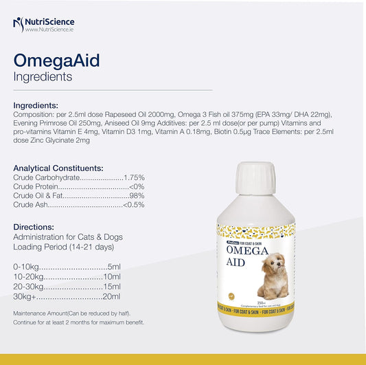 Proden Omega Aid For Cats & Dogs 250ml