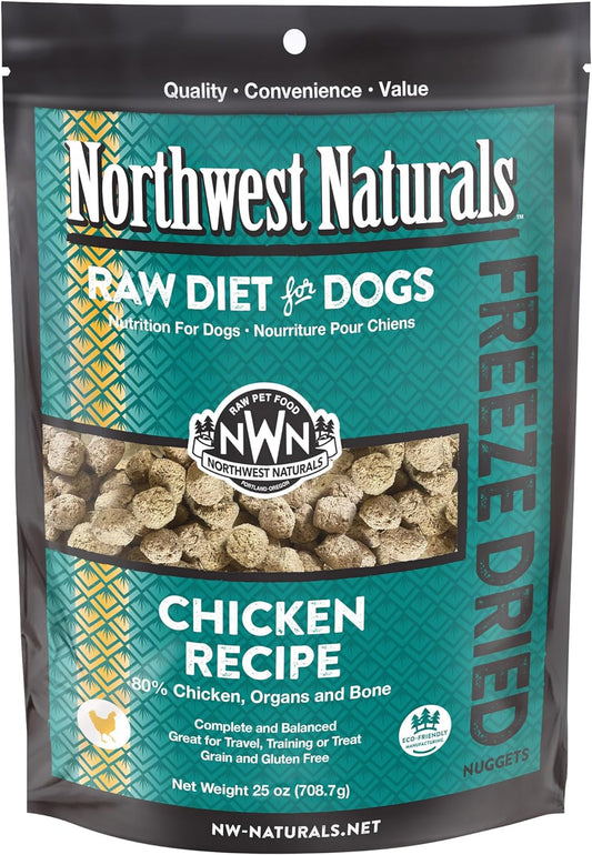 Northwest Naturals Dog Chicken Freeze-Dried Nuggets 12oz | 25oz