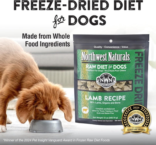 Northwest Naturals Dog Lamb Freeze-Dried Nuggets 12oz | 25oz