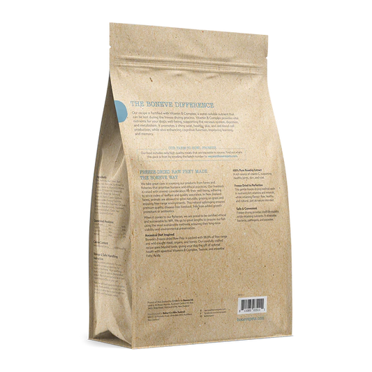 Boneve Freeze-Dried Raw Beef and Hoki for Dogs 100g | 340g