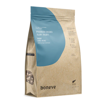 Boneve Freeze-Dried Raw Beef and Hoki for Dogs 100g | 340g