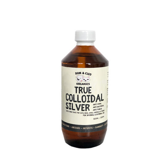 Dom & Cleo Organics True Colloidal Silver 500ml | 1L