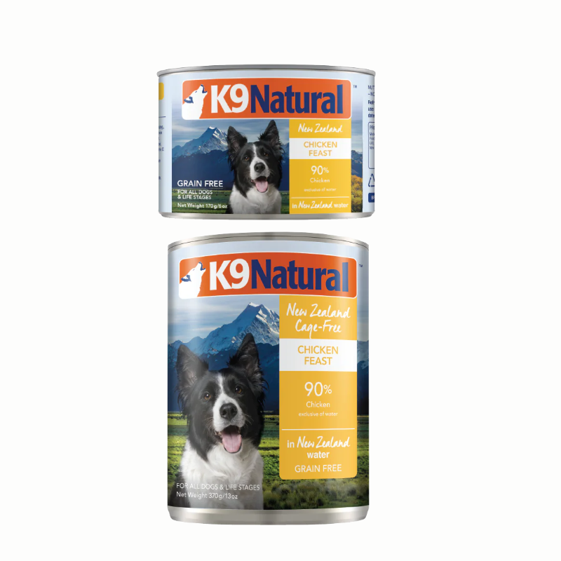 K9 Natural Dog Grain Free Chicken Feast 170g | 370g