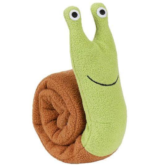 Snail Snuffle Interactive Roll-Up Plush Toy