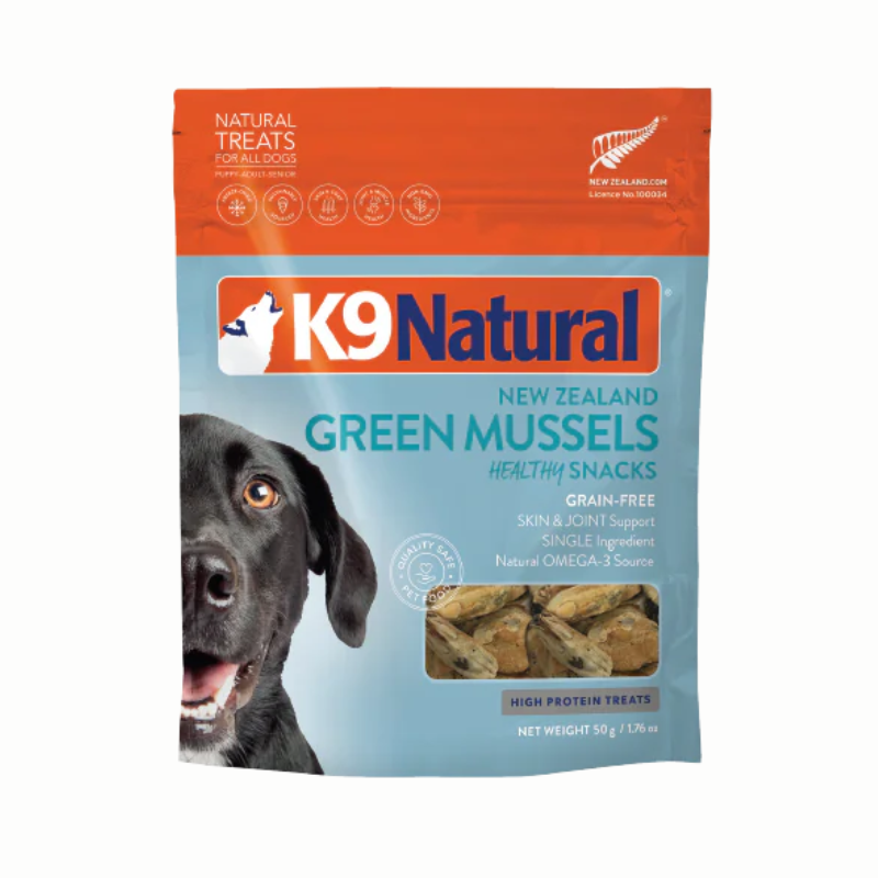 K9 Natural Dog Healthy Snacks Green Mussels 50g