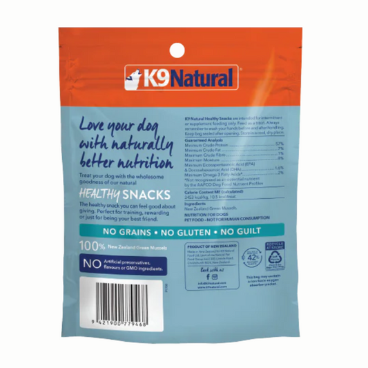 K9 Natural Dog Healthy Snacks Green Mussels 50g