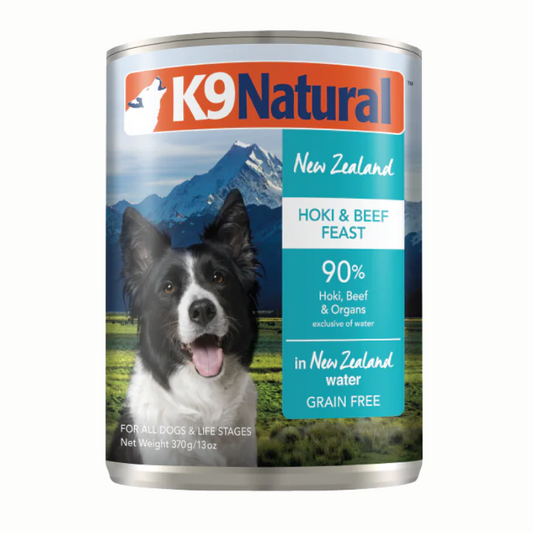 K9 Natural Dog Grain Free Hoki & Beef Feast 170g | 370g