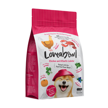 Loveabowl Grain Free Dry Dog Food Chicken & Lobster