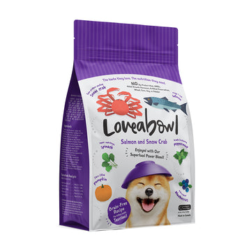 Loveabowl Grain Free Dry Dog Food Salmon & Snow Crab