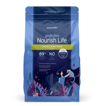 Nurture Pro Nourish Life Slow-cooked Grain-free Dry Cat Food Kitten (Chicken & Turkey) 227g | 1.11kg | 4.99kg