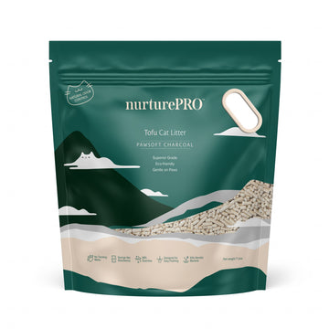 Nurture Pro Pawsoft Tofu Cat Litter (Charcoal) 7L | 7L x6