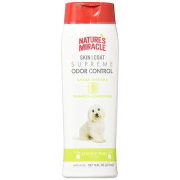 Nature's Miracle Dog Skin & Coat Supreme Odor Control - Hypoallerginic Shampoo & Conditioner 16oz