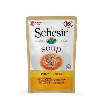 Schesir Chicken with Pumpkin Soup For Cats 85g