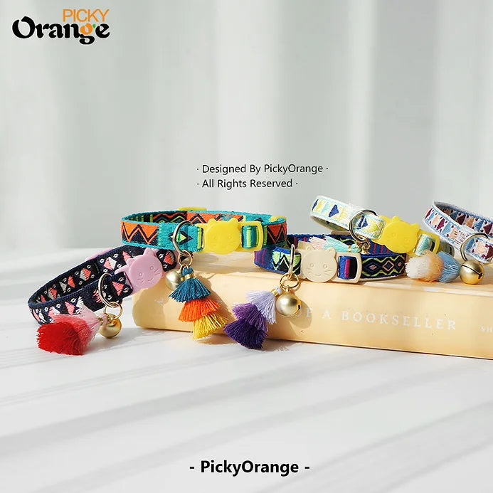 Picky Orange Cat Collar