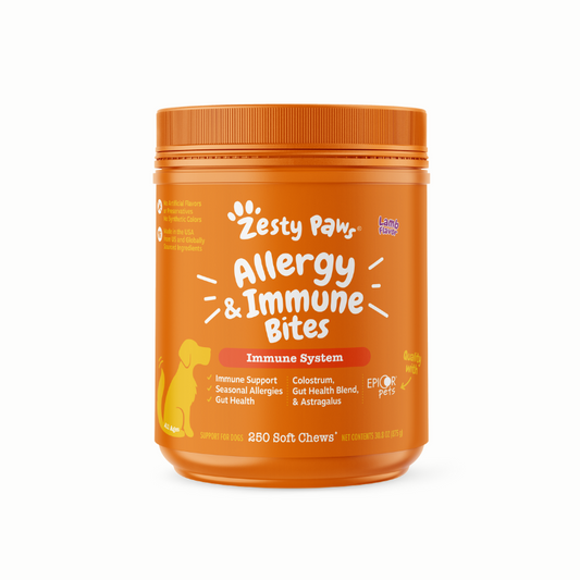 Zesty Paws Dog Aller-Immune Bites Lamb 90 | 250 soft chews