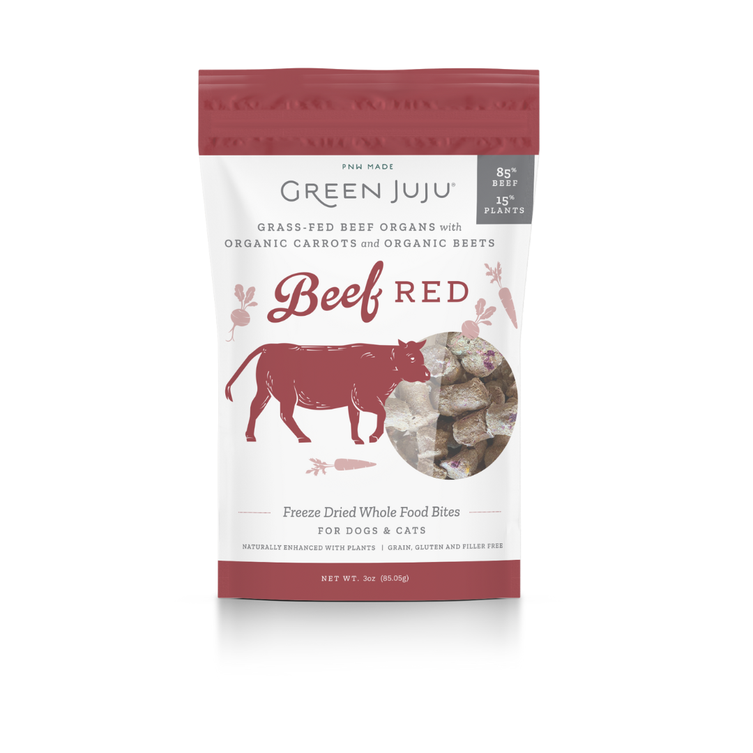 Green Juju Beef Red Freeze Dried 3oz | 7.5oz