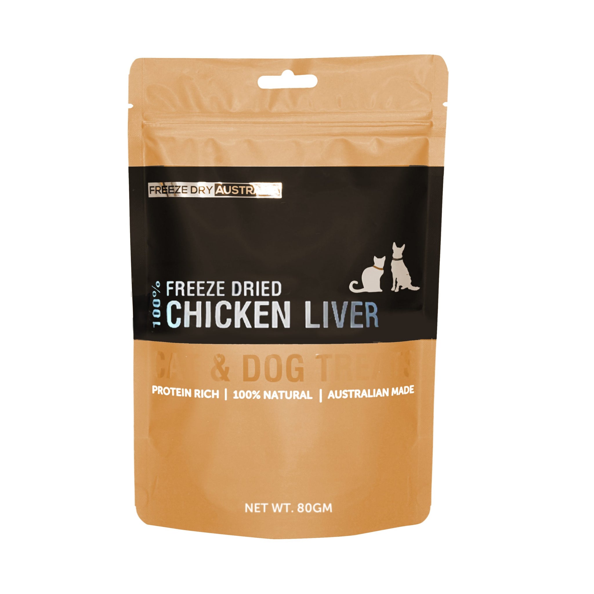 Freeze Dry Australia Treats Chicken Liver 80g - Cat & Dog