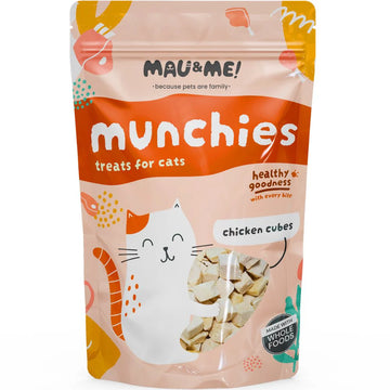 Mau&Me Freeze Dried Chicken Cubes Treats 40g