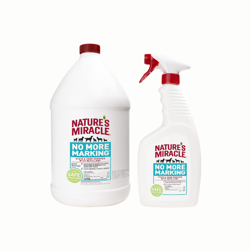 Nature's Miracle Dog No More Marking Stain & Odor Remover with Repellent 24oz | 1 Gallon