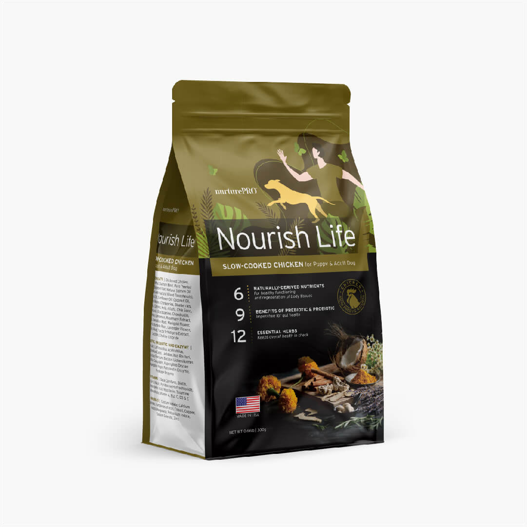 Nurture Pro Nourish Life Slow-cooked Dry Dog Food (Chicken) 300g | 1.8kg | 5.7kg | 11.8kg