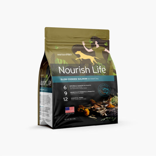 Nurture Pro Nourish Life Slow-cooked Dry Dog Food (Salmon) 300g | 1.8kg | 5.7kg | 11.8kg