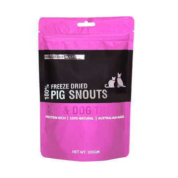 Freeze Dry Australia Treats Pig Snout 100g - Cat & Dog