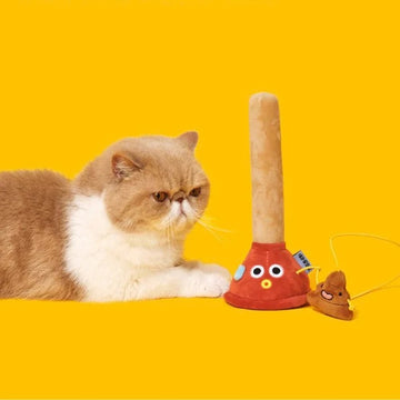 PurLab Toilet Plunger Catnip Teaser