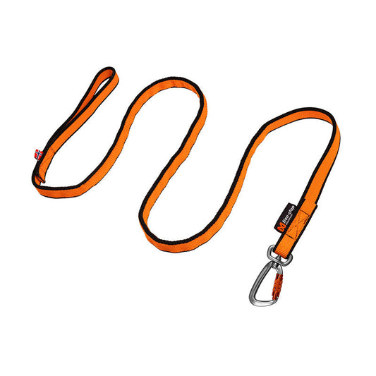 Non-Stop Bungee Leash, Black/Orange, Single, 2.8m/23mm